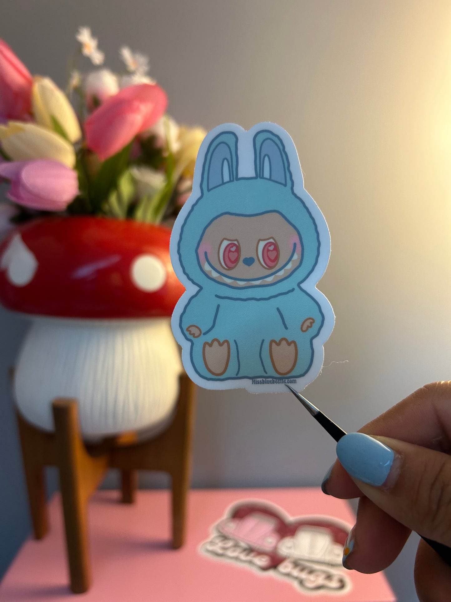 Azul Labubu Weatherproof Decal