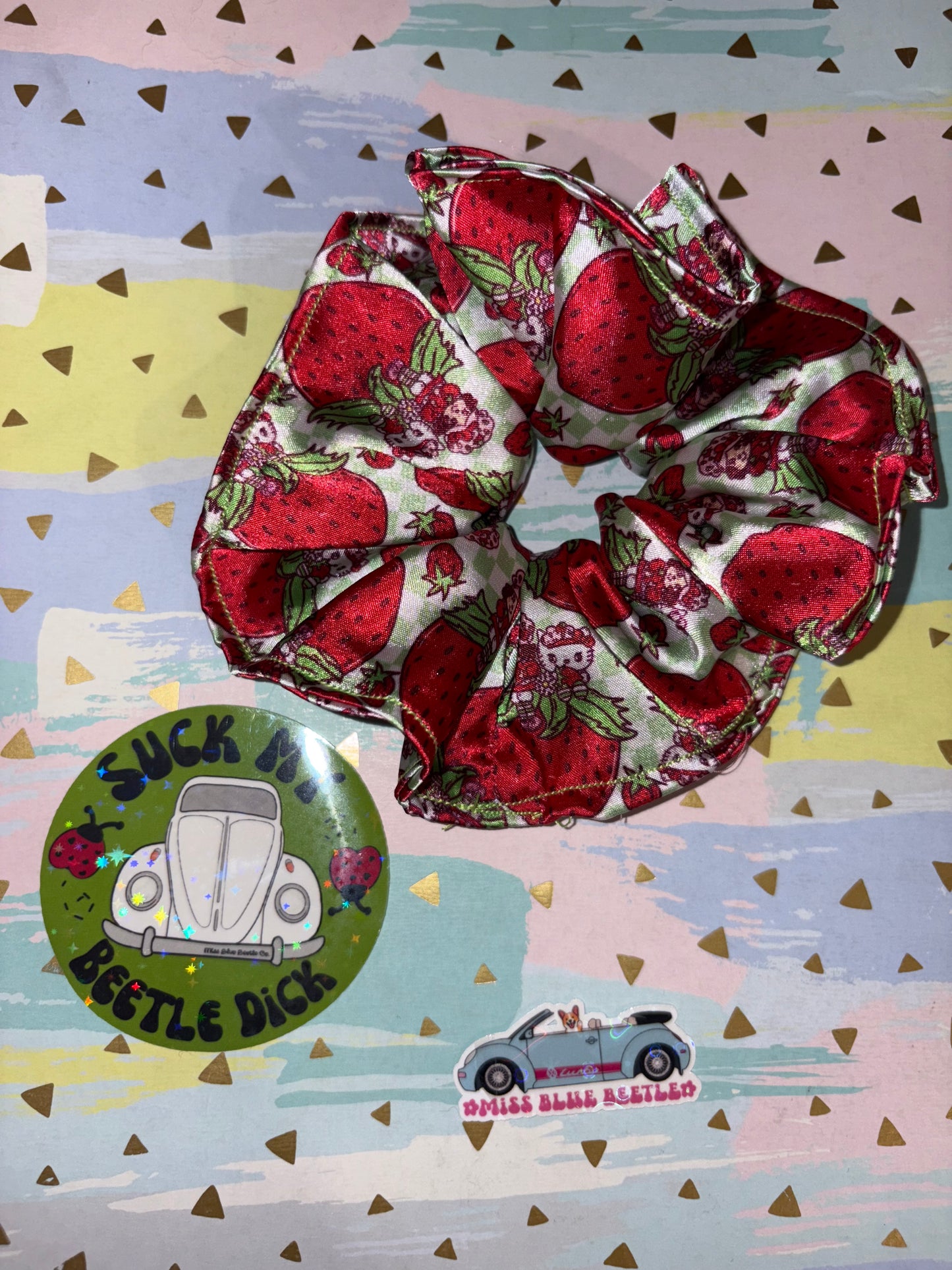 Rosita Fresita Satin scrunchie