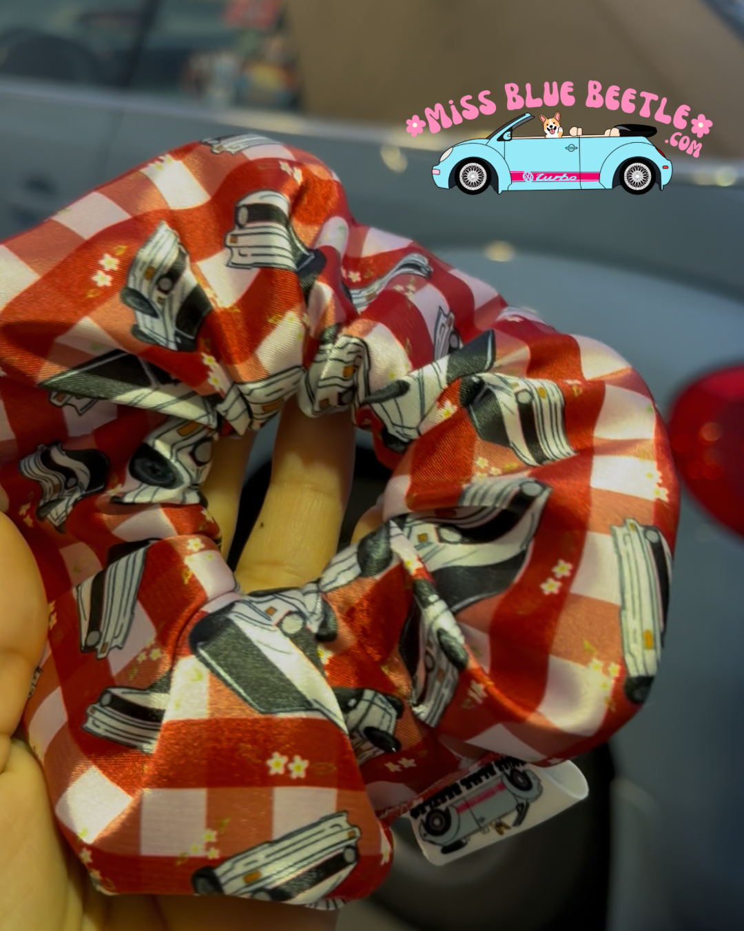 Cabrio satin scrunchie