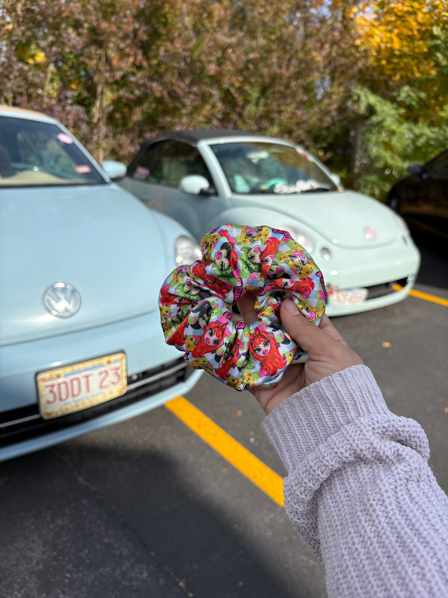 Brat Girls satin scrunchie