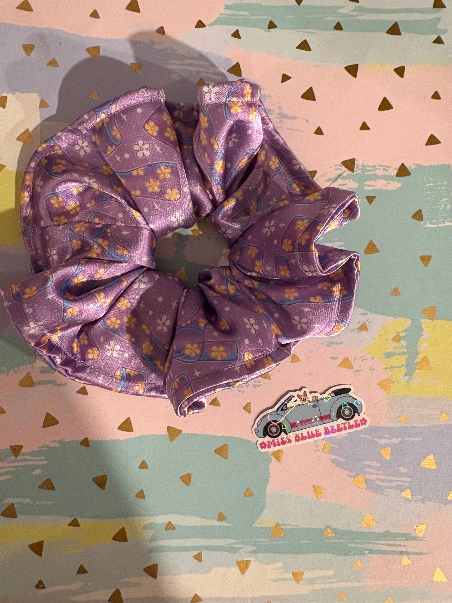 Brat Dolls boots satin scrunchie