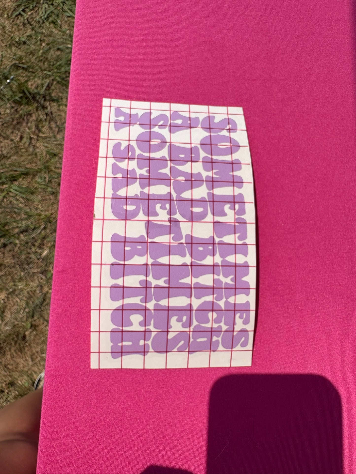 Sometimes Vinyl Decal