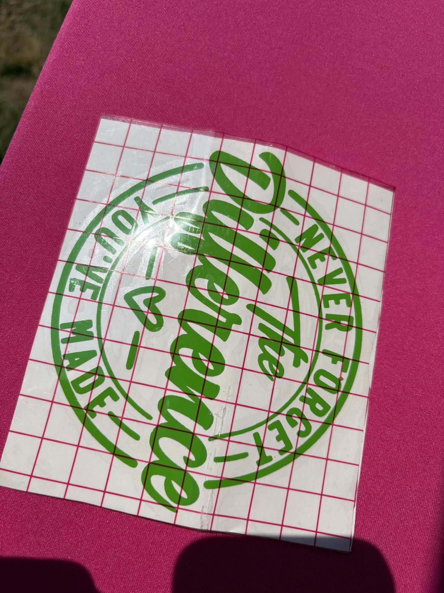 Difference Vinyl Decal