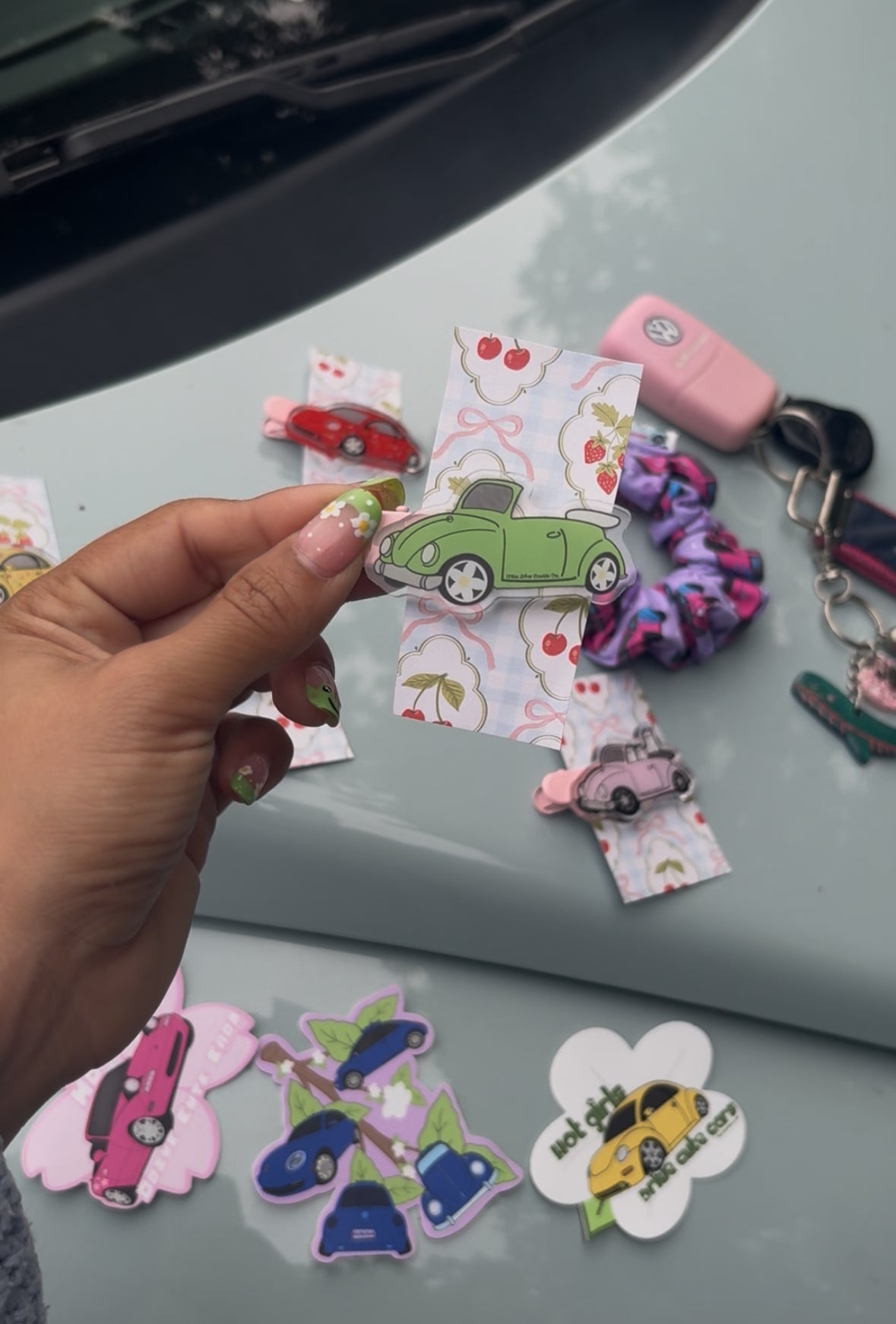 Punch Buggy Hair Clips