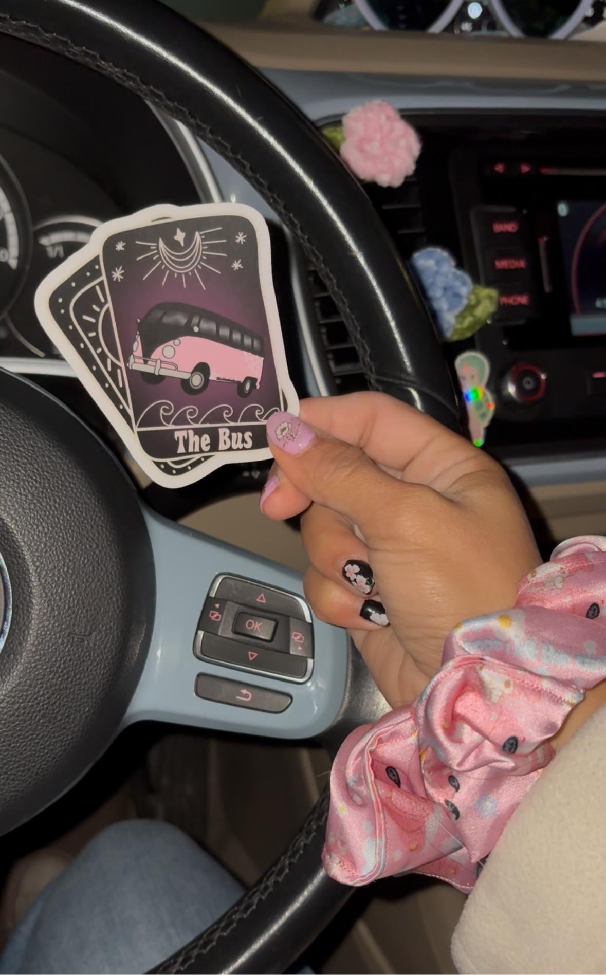 The Bus tarot card decal