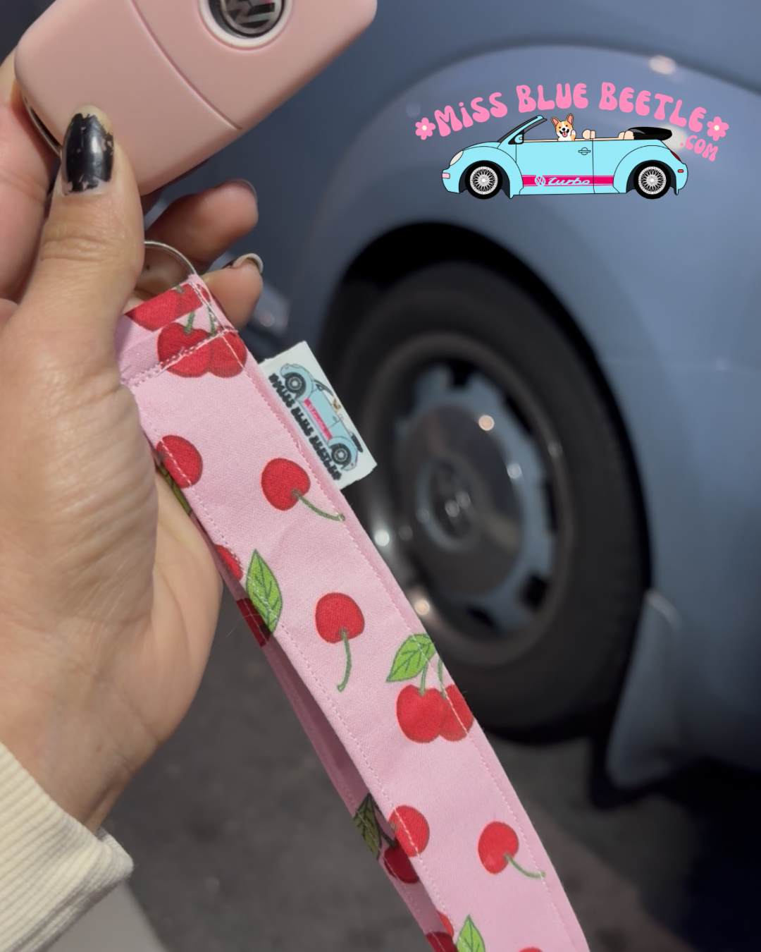 Cherry Wrislets Keychain