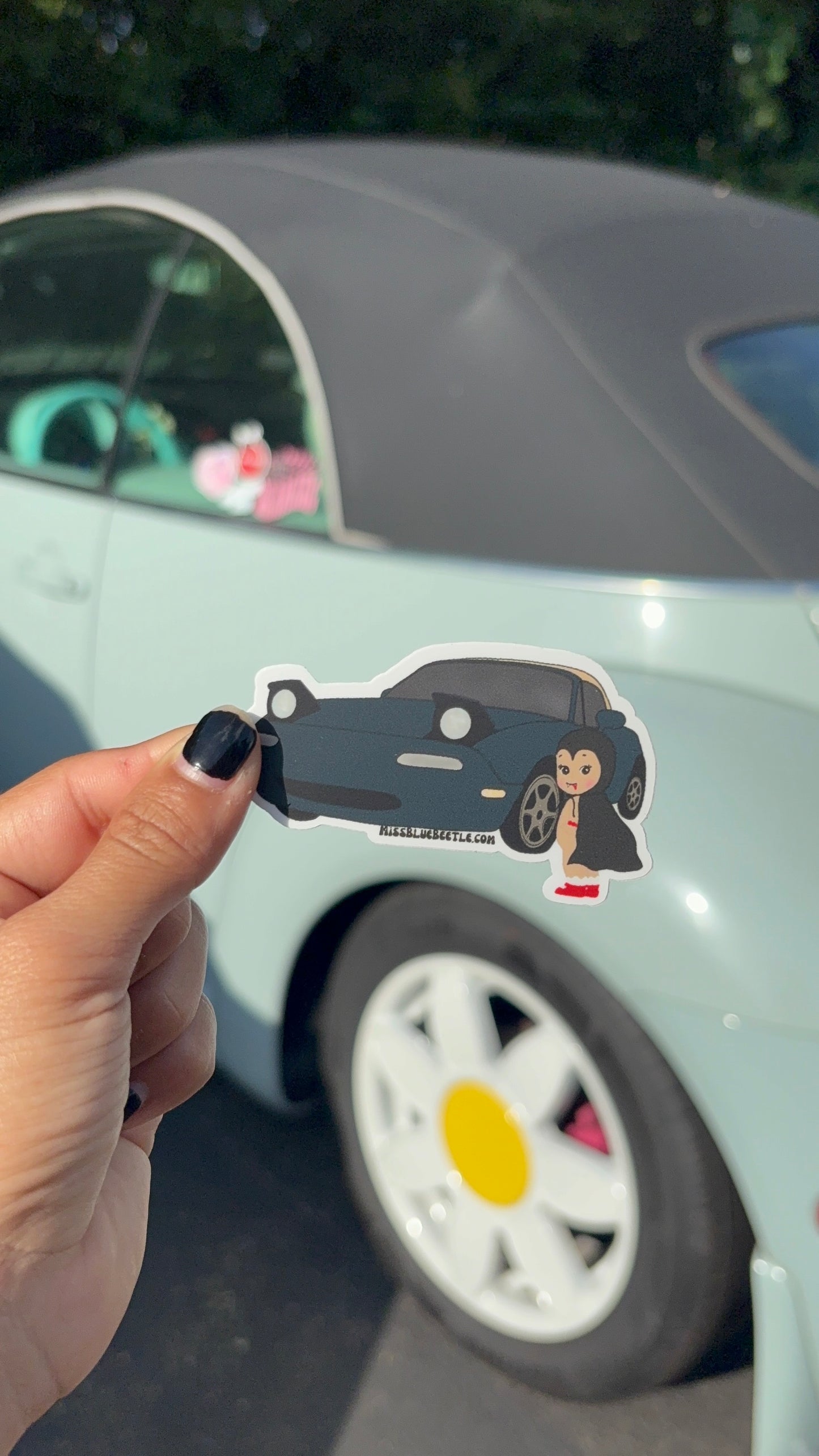 Vampire Miata Angel decal