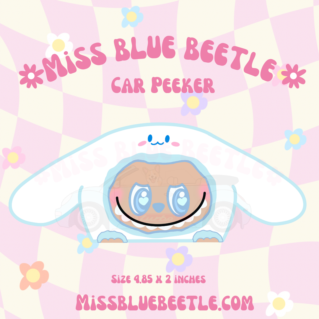 Cinna labubu car peeker