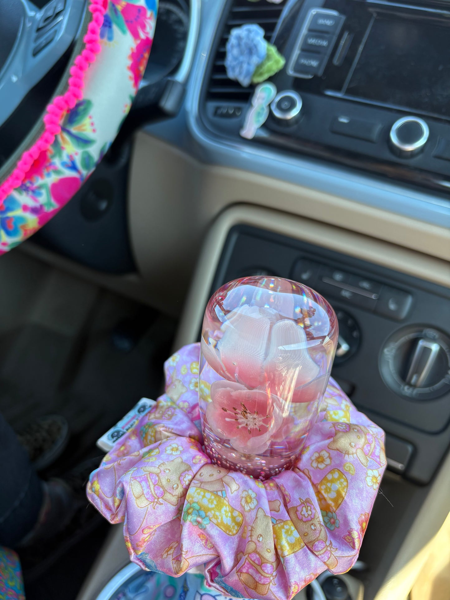 Midnight Sun Kitty scrunchie