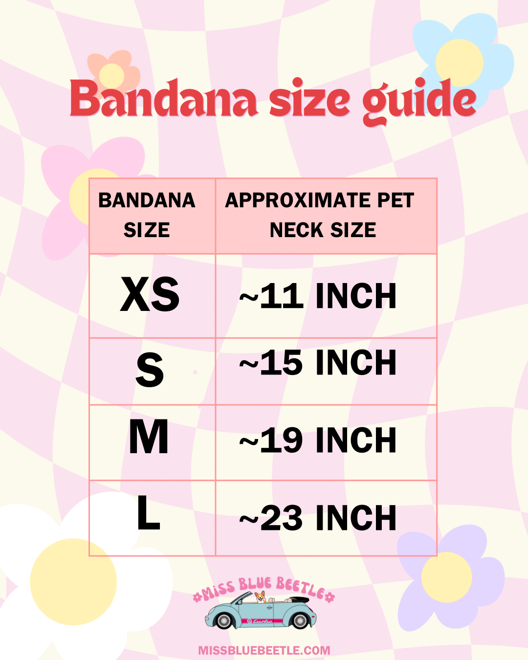 GTI scrunchie dog Bandana