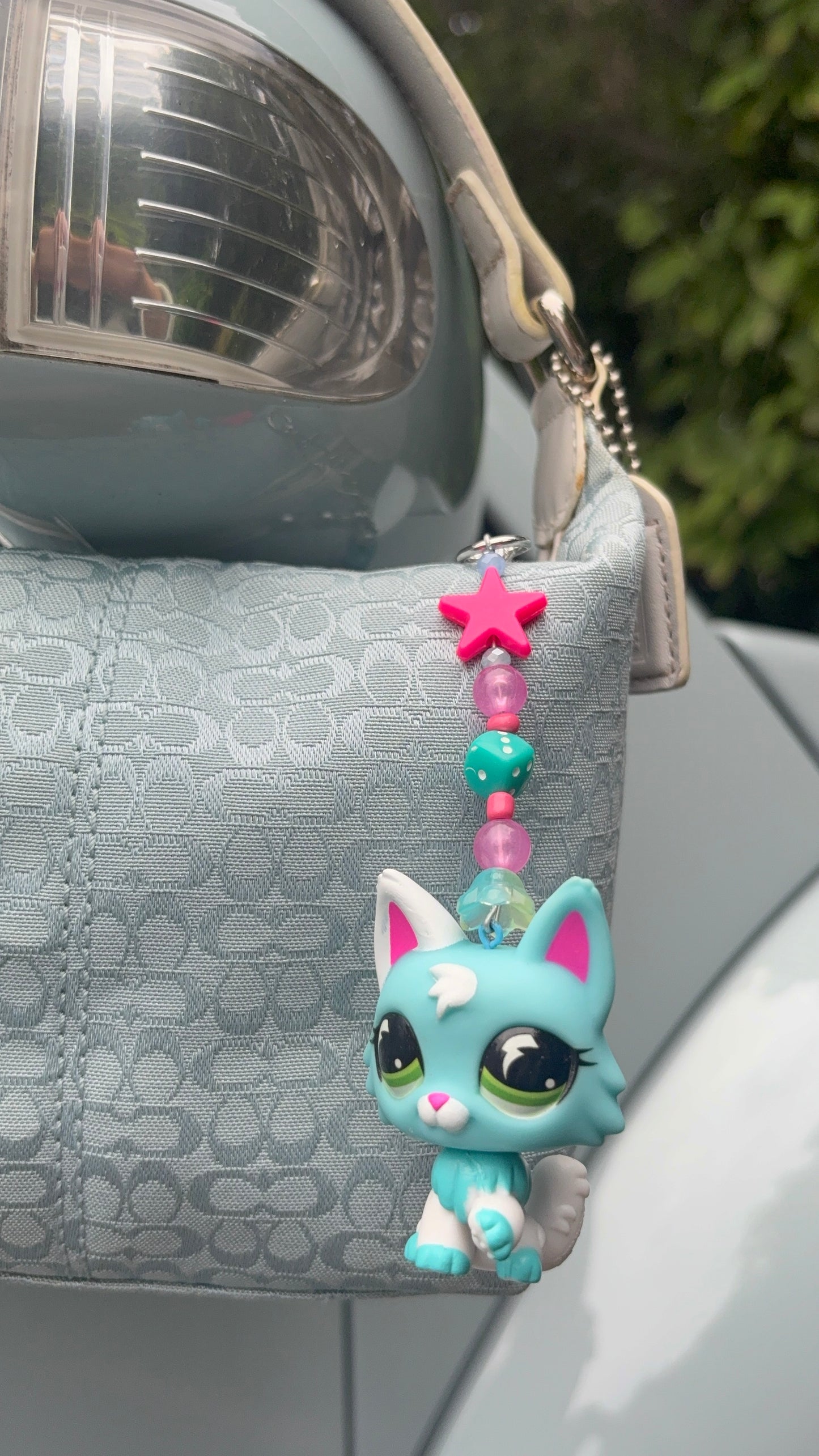 LPS kitty cat Keychain