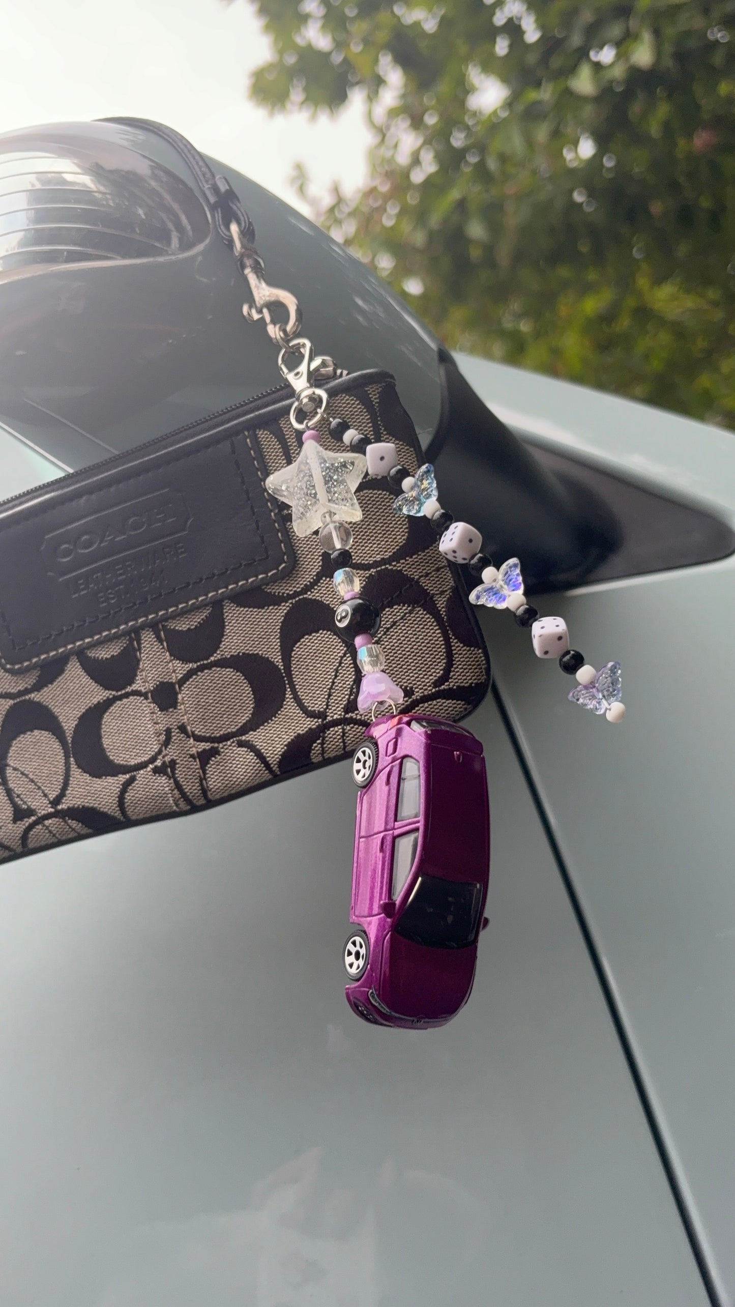 Purple golf spektrum Keychain
