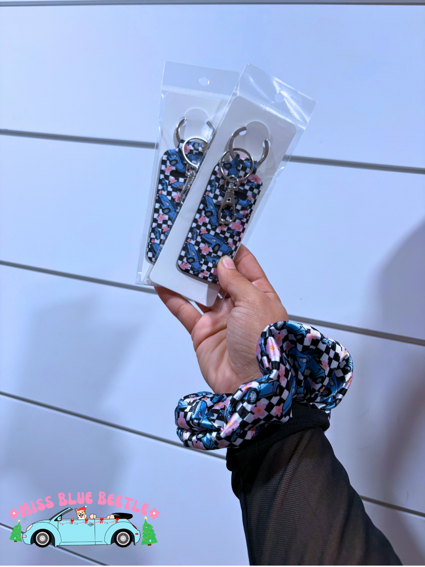 Blue bug chapstick holder