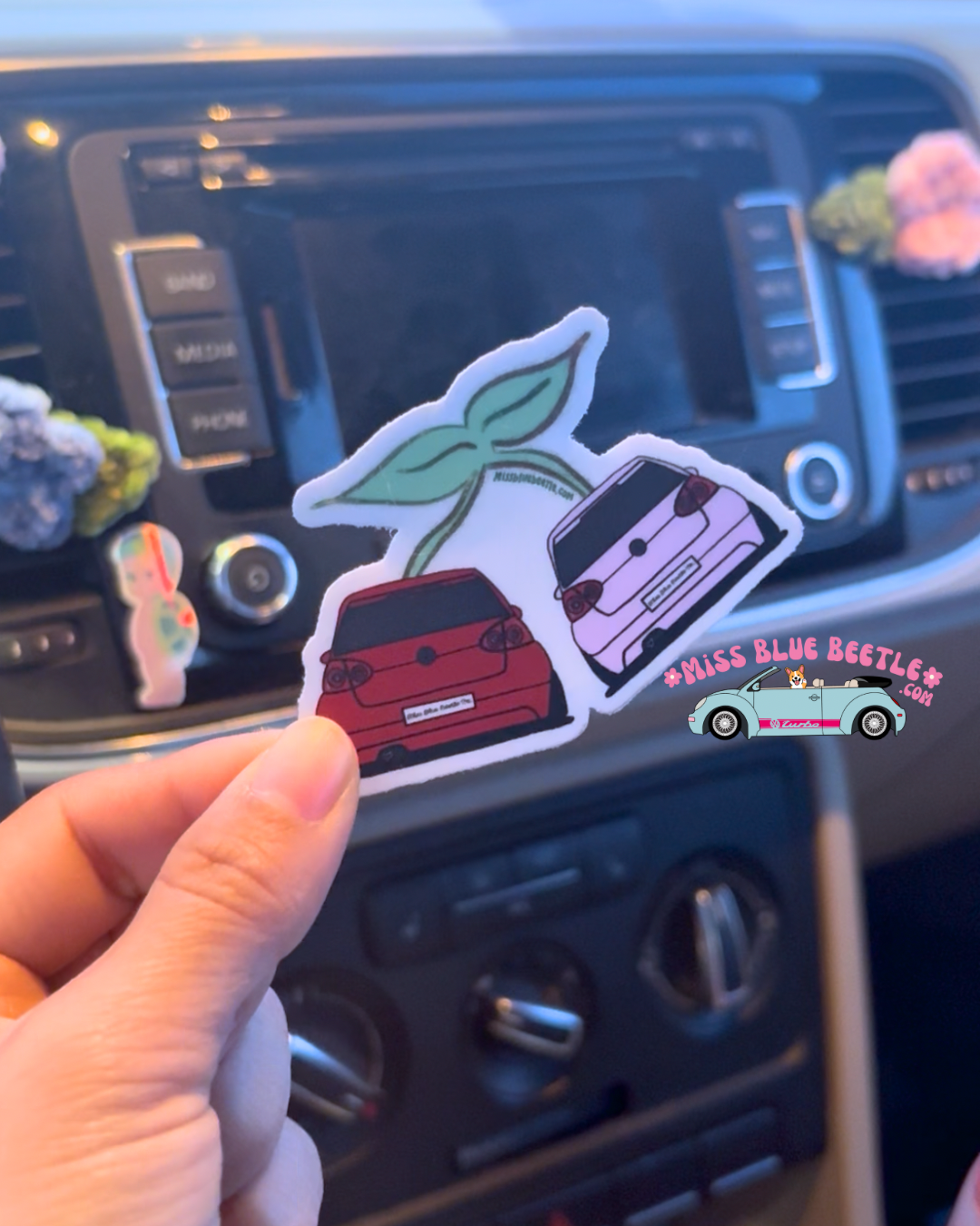 Gti Cherries Sticker