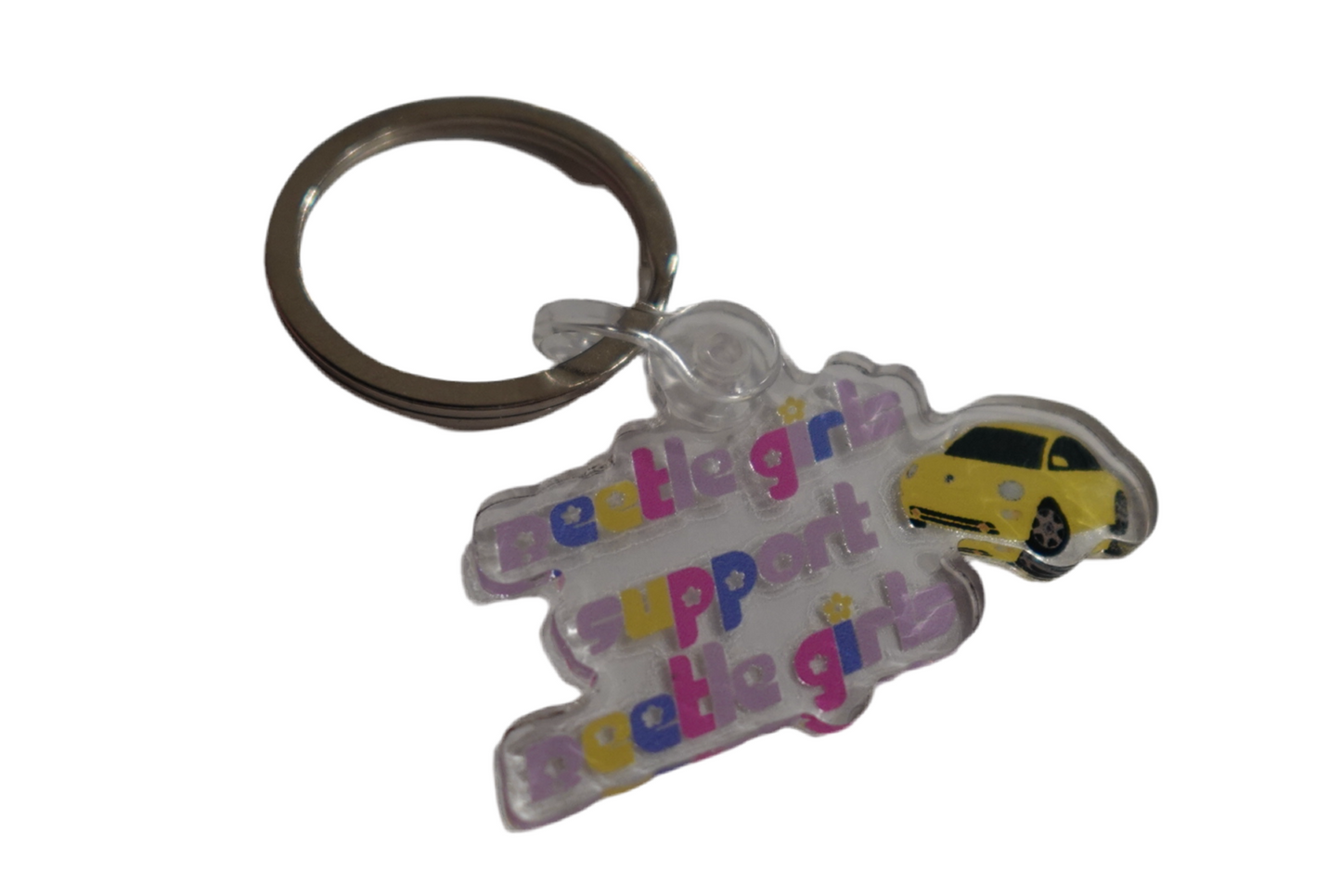 Beetle girls support beetle girls keychain