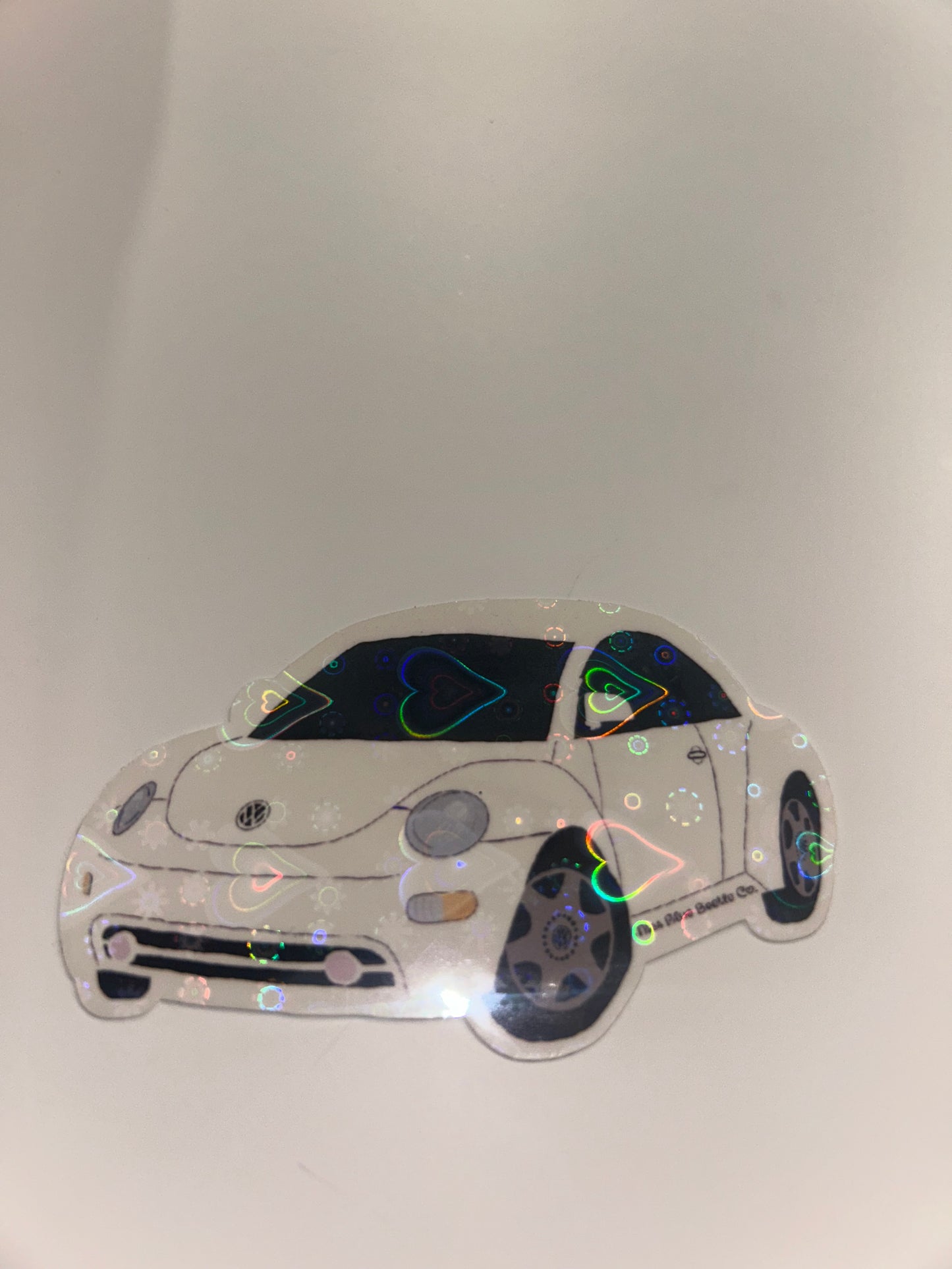 White bug sticker