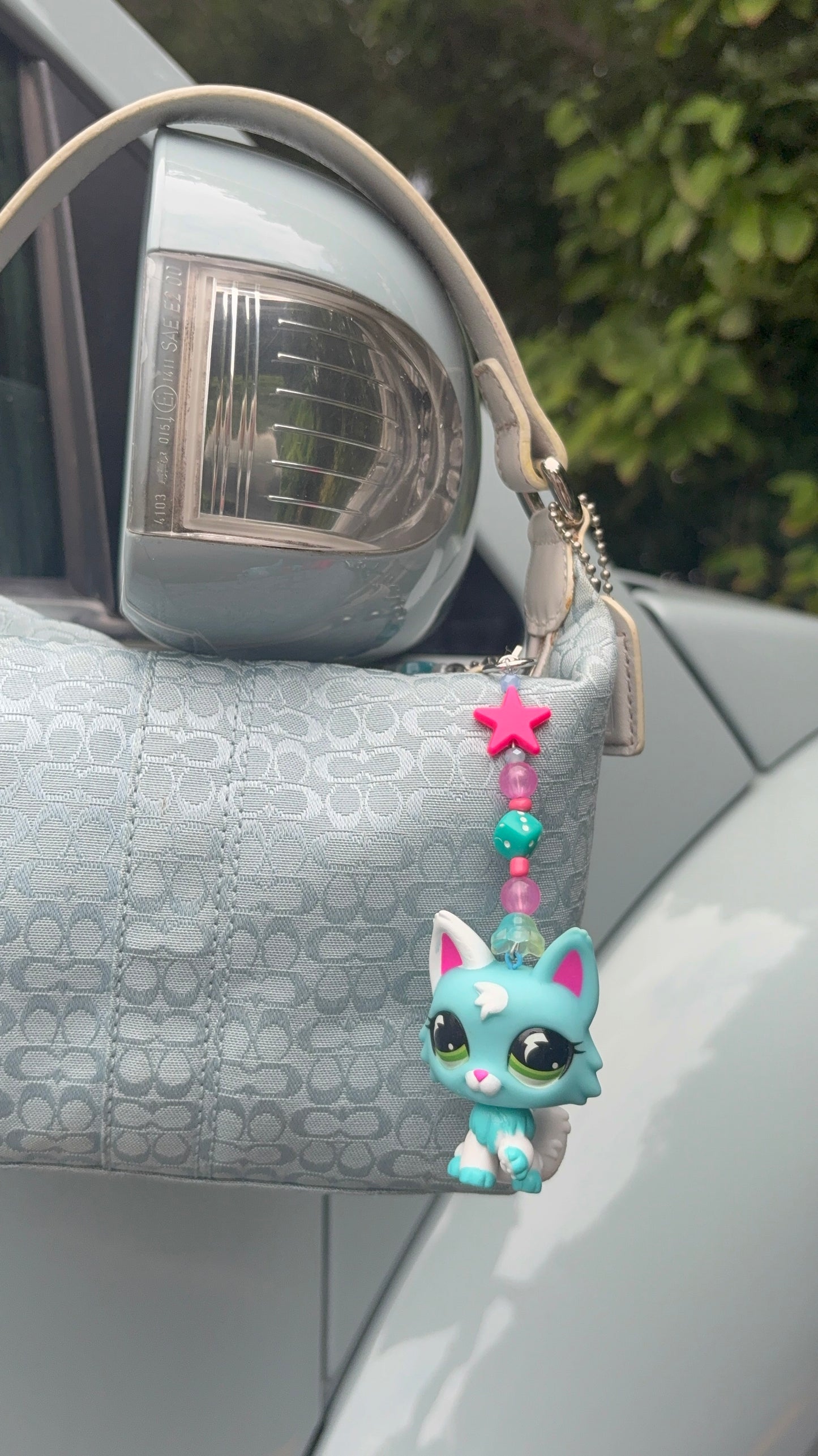 LPS kitty cat Keychain
