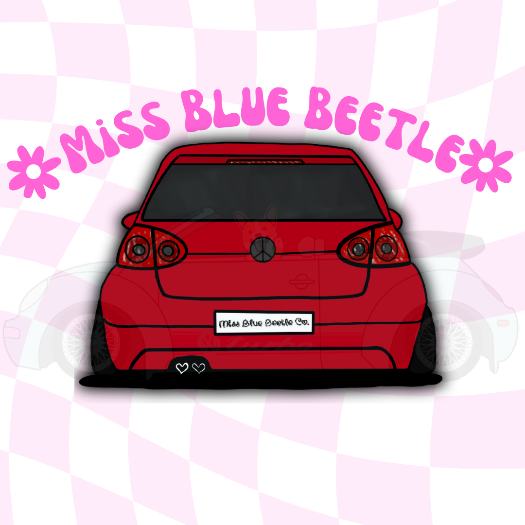 Red Gti sticker