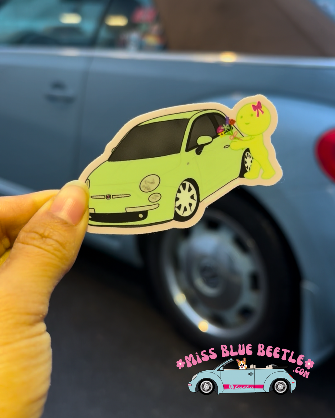Fiat Green Guy sticker