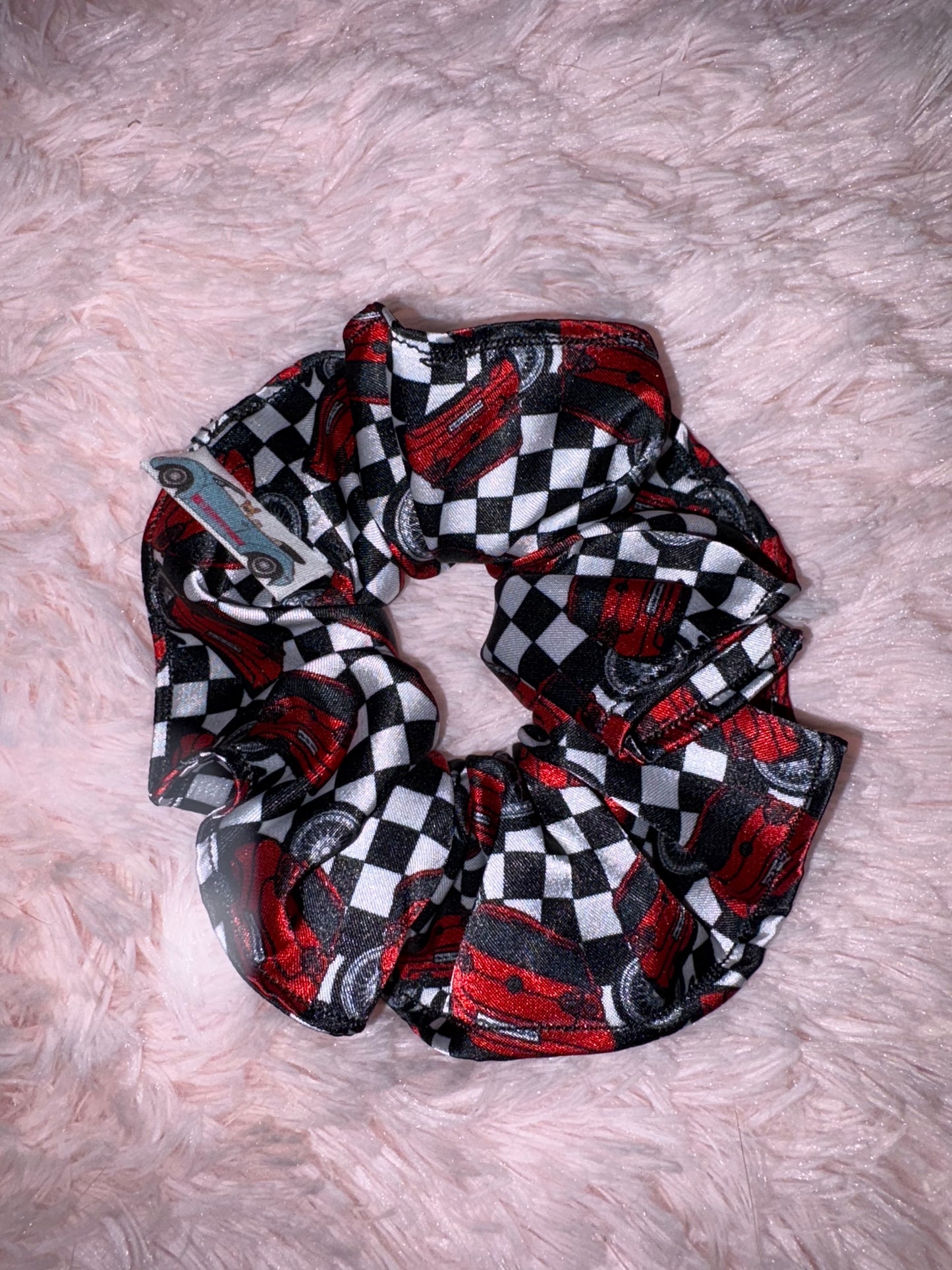 Gti satin scrunchie