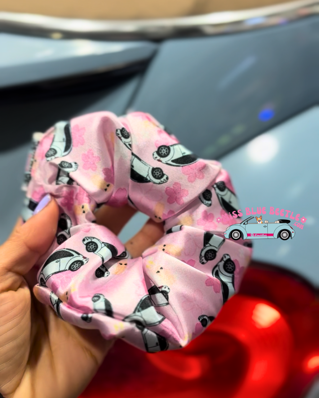 It beetle girl satin scrunchie