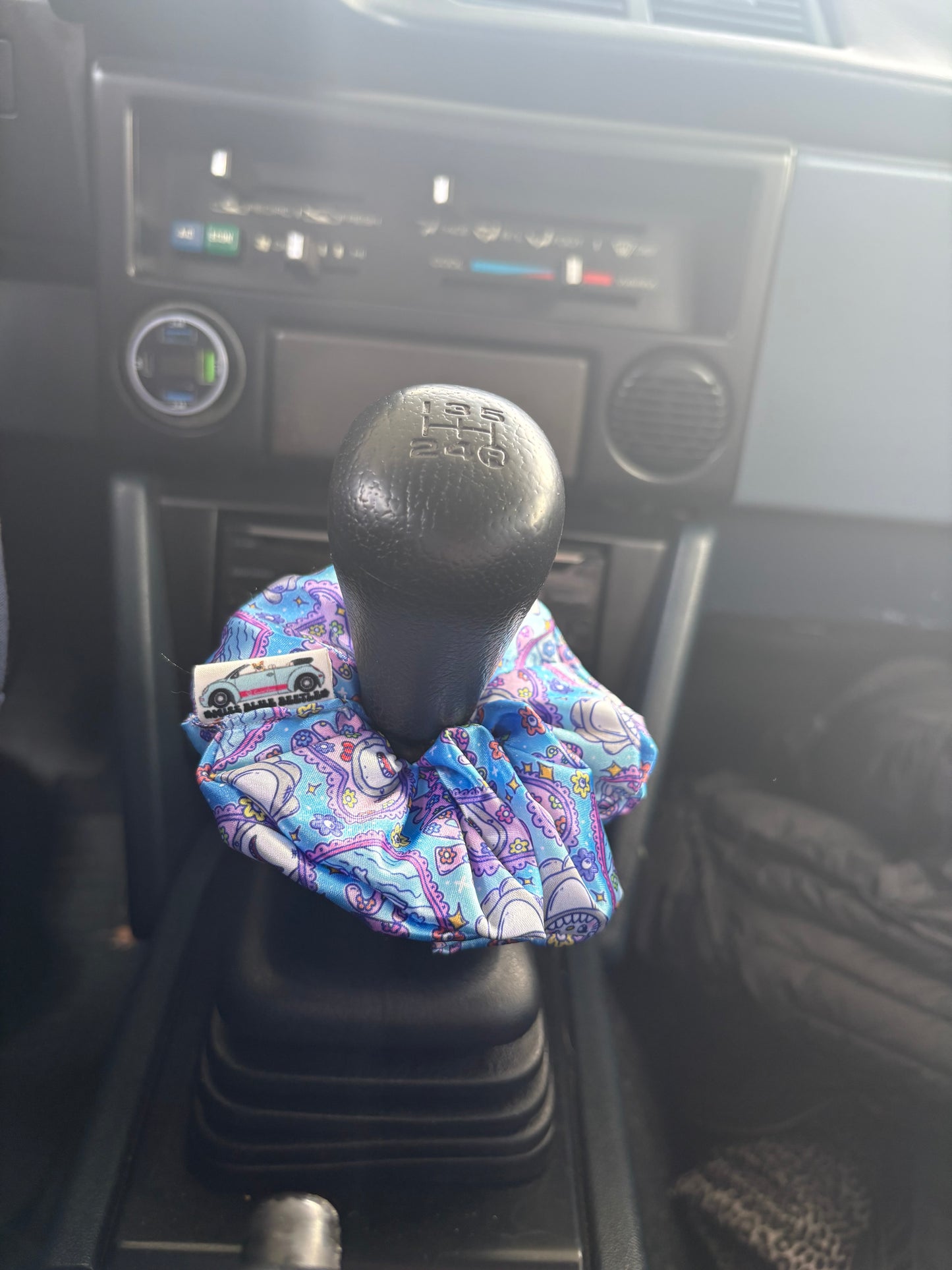 Cape Cod Sharkies satin scrunchie