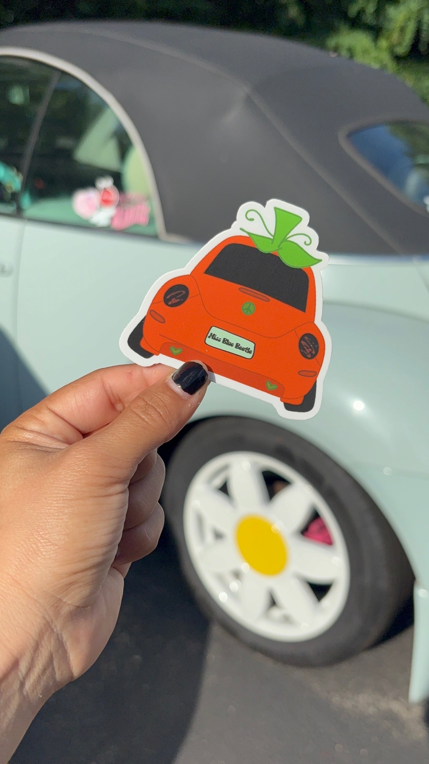 Pumpkin punch buggy decal