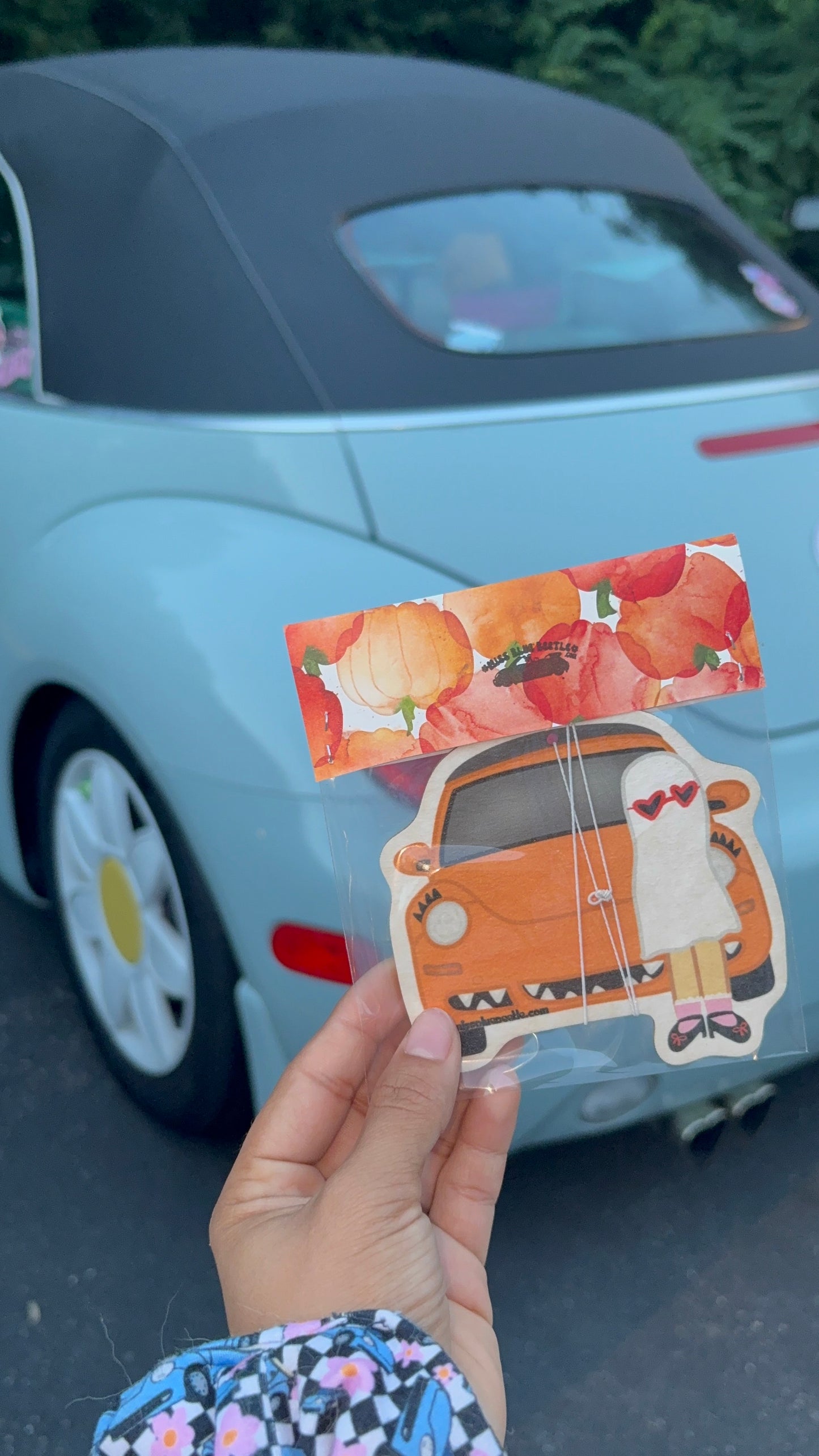 Orange ghost bug beetle Airfreshener