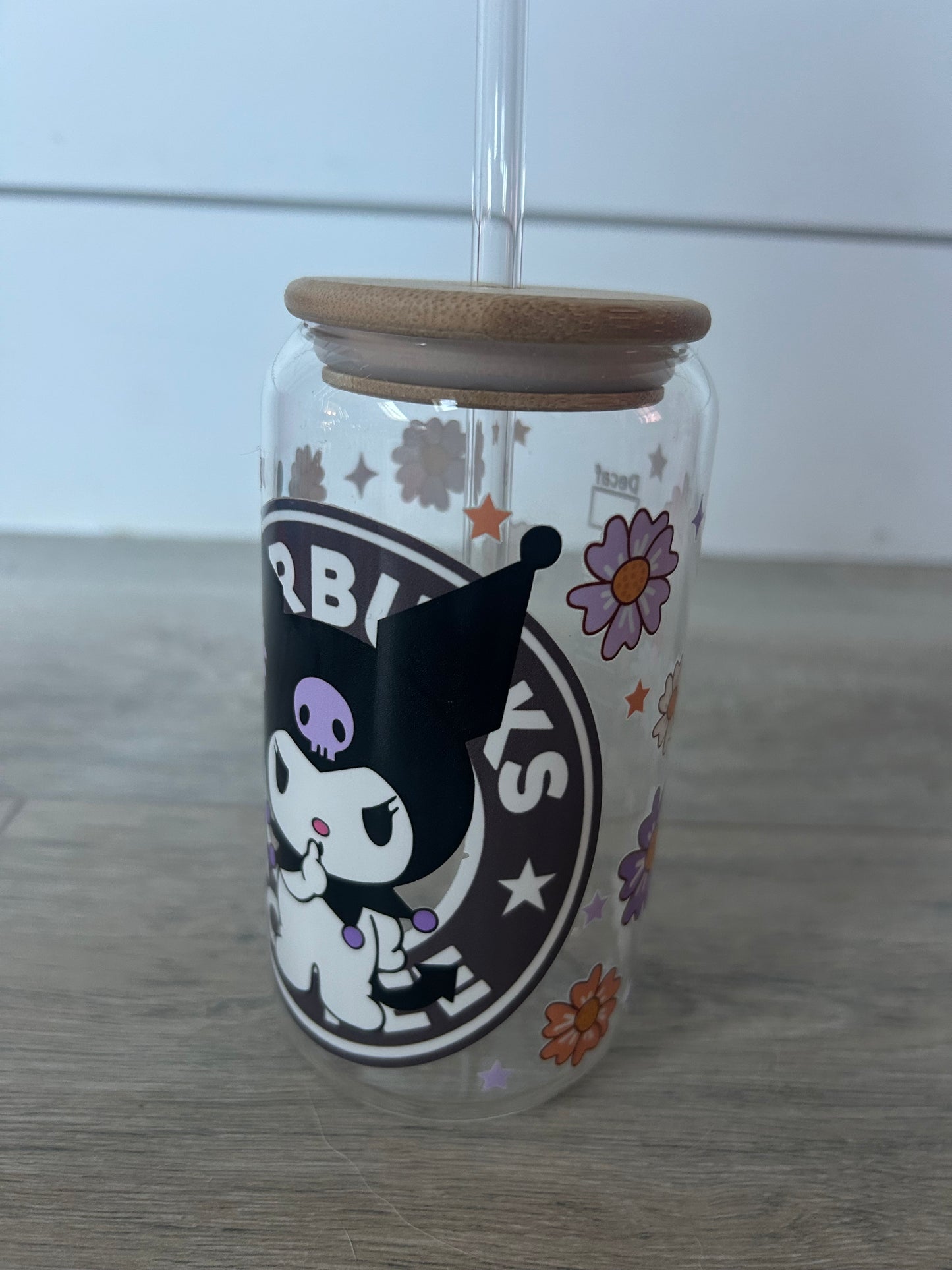 Kuromi glass cup style 2 *sale