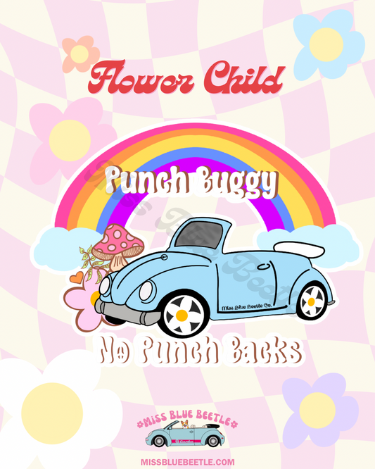 No punch backs sticker