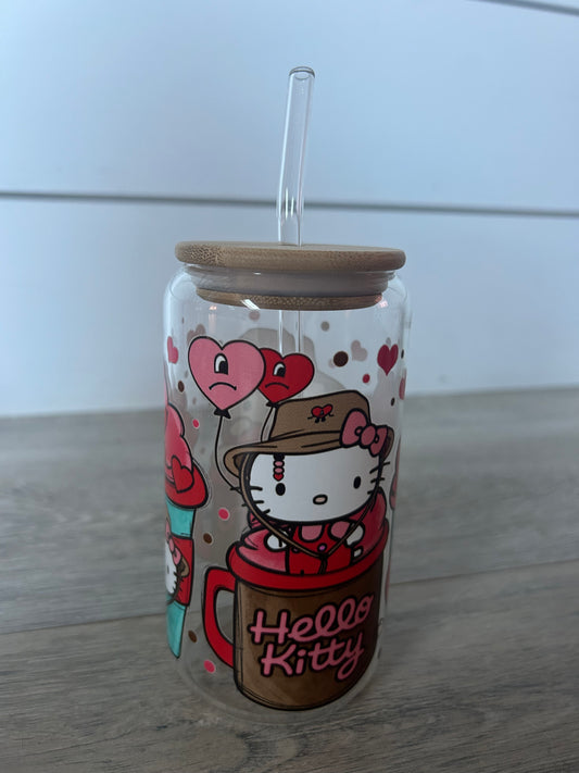 Benito & kitty glass cup