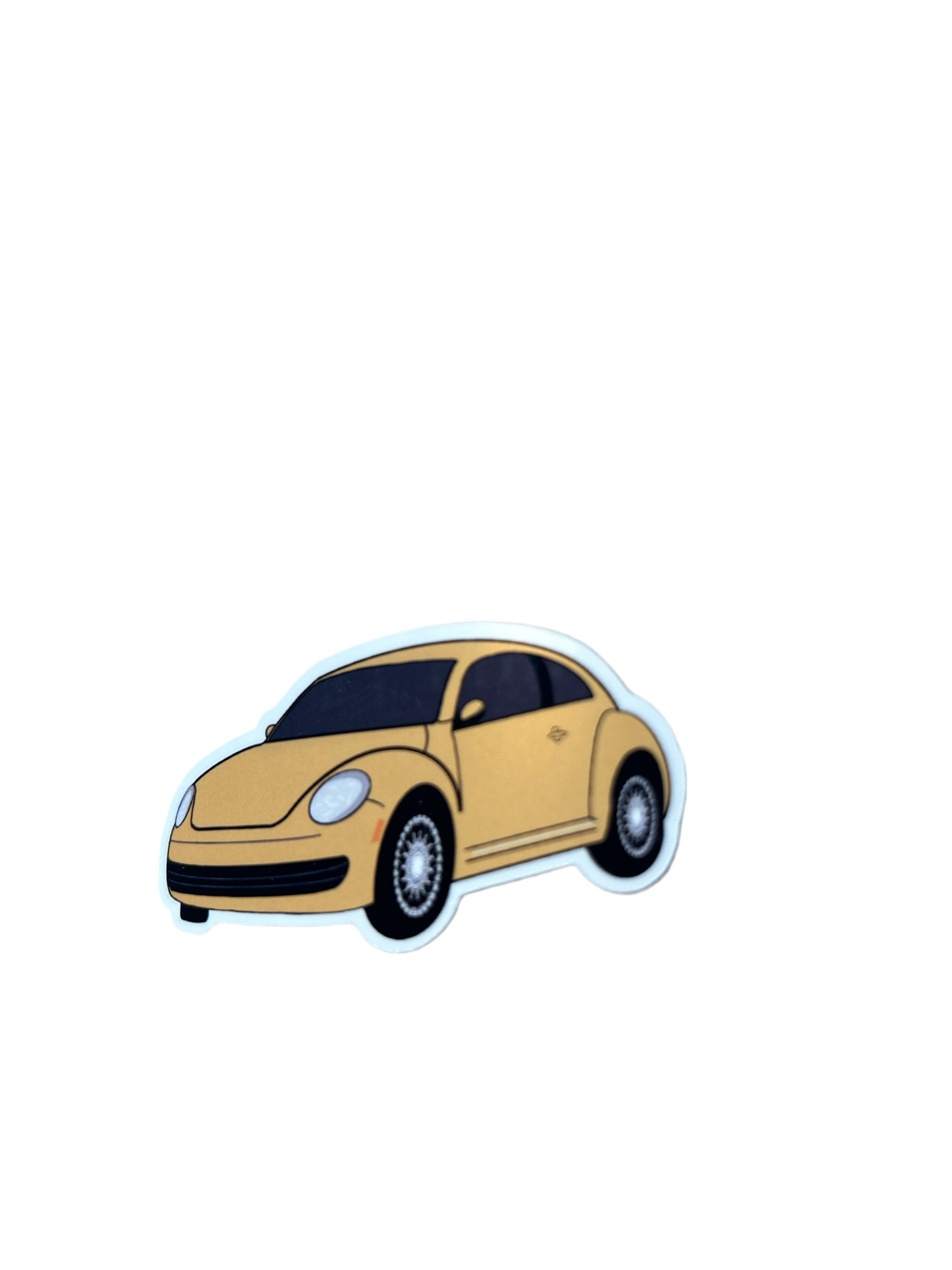 Mustard yellow Bug sticker