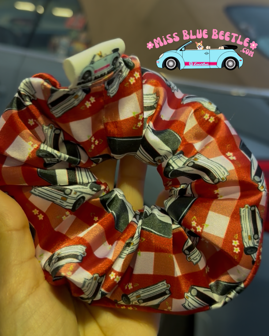 Cabrio satin scrunchie