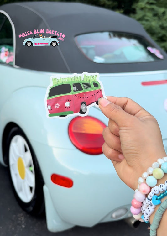Watermelon sugar Bus weatherproof decal