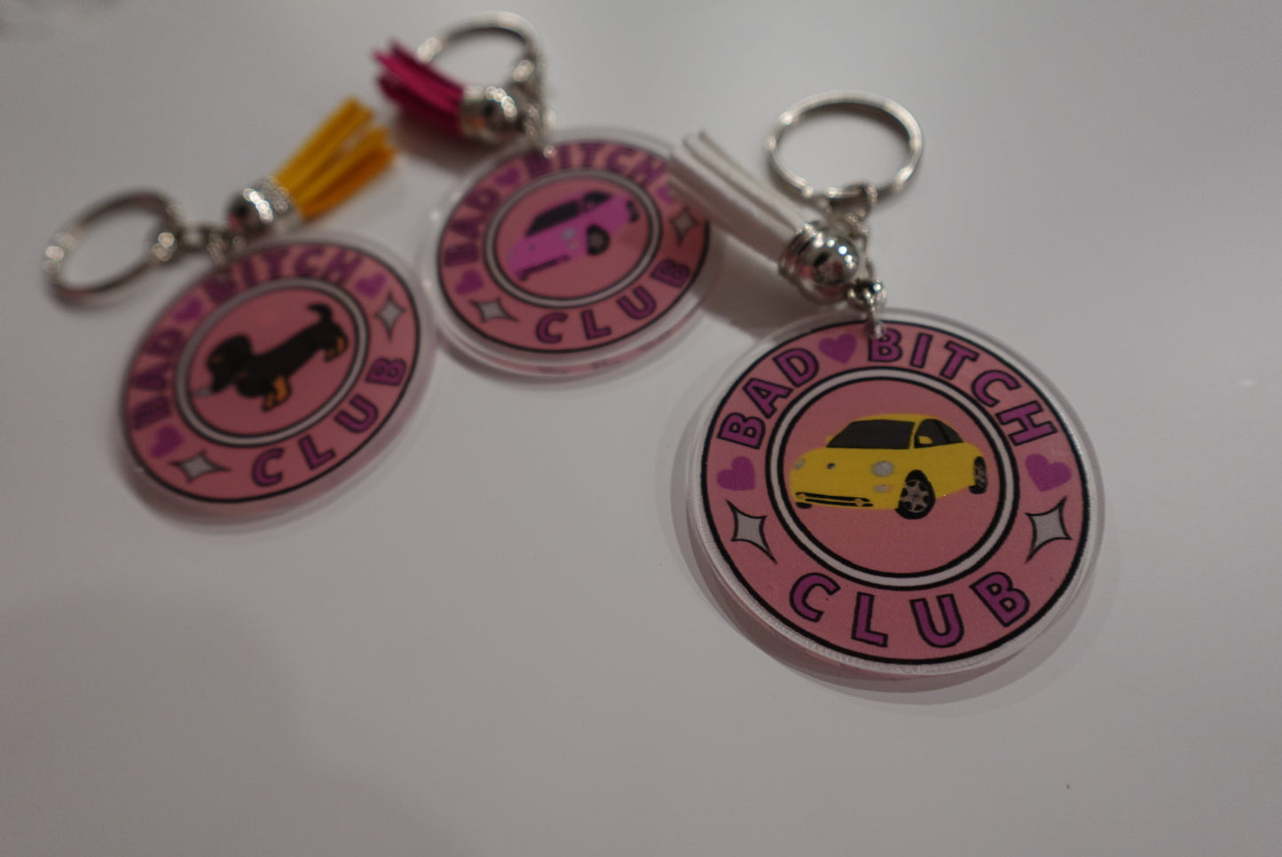 Bad B!itch Club keychains