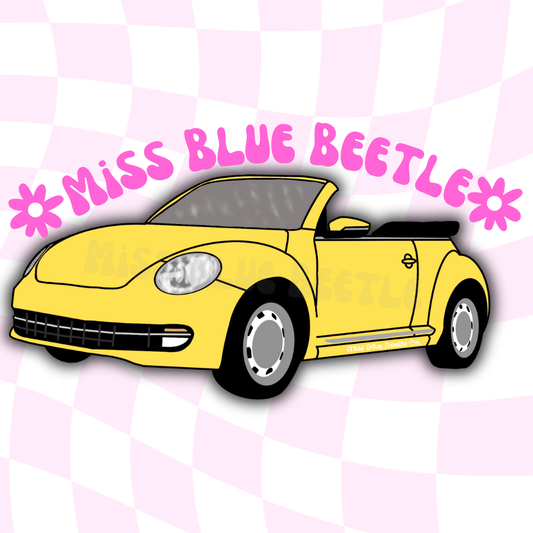 Yello bug A5 convertible sticker