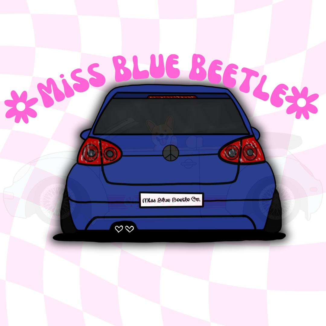 Blue Gti sticker