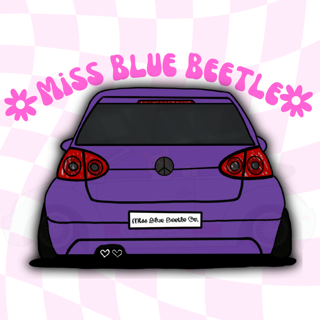 Purple Gti sticker