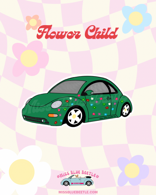 Barbie’s green bug Sticker