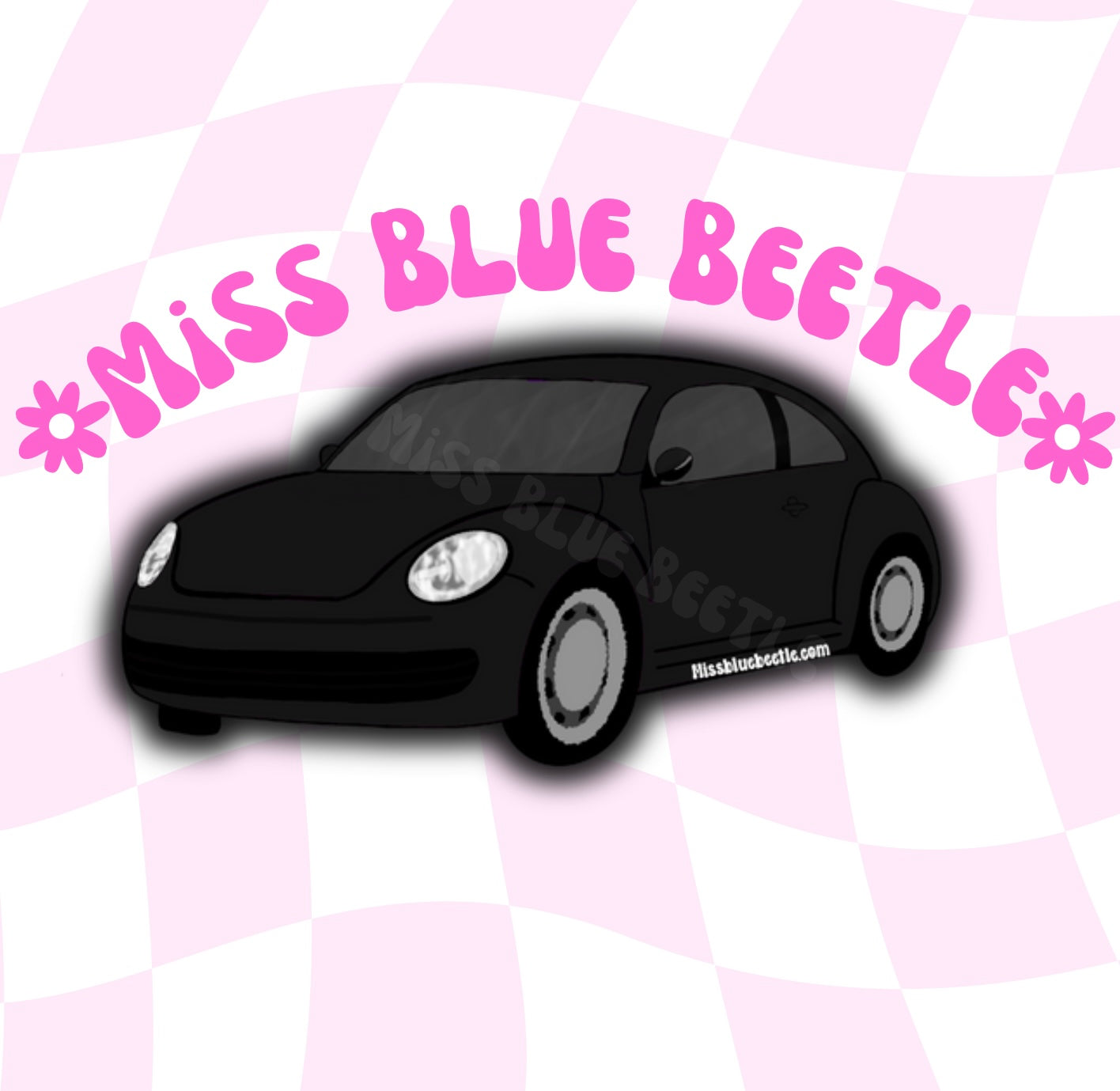 Black A5 Bug Sticker