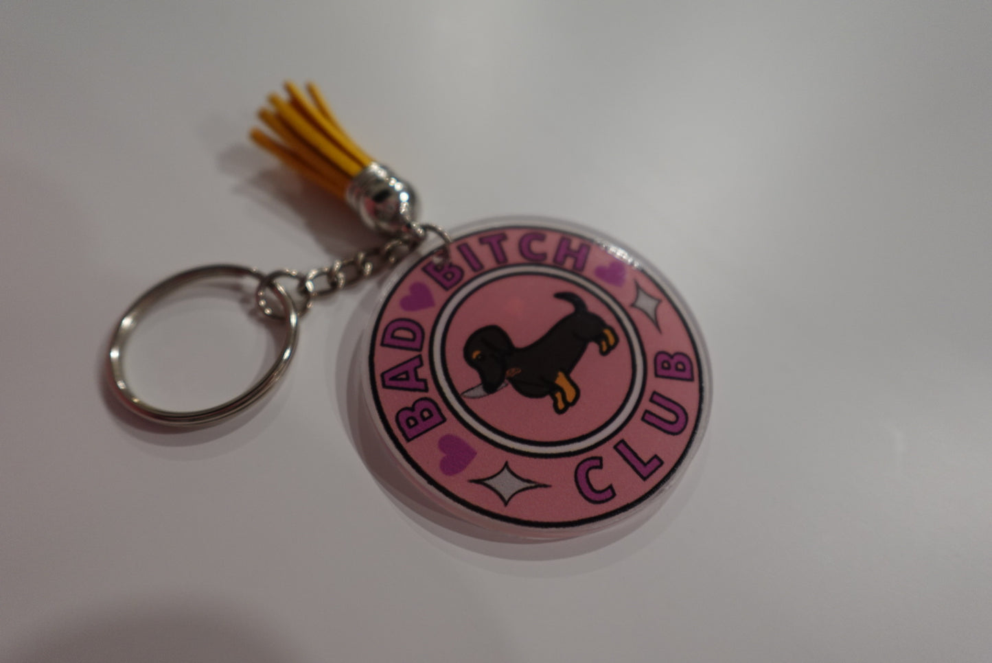 Bad B!itch Club keychains