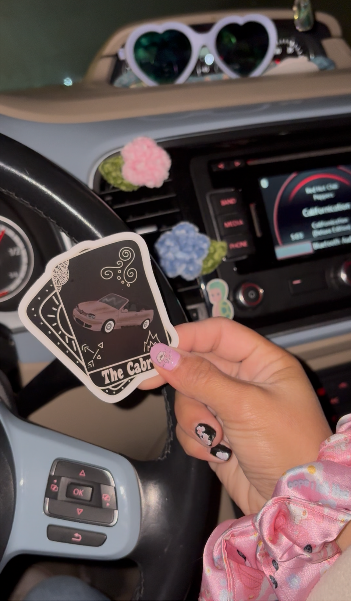 The Cabrio tarot card decal