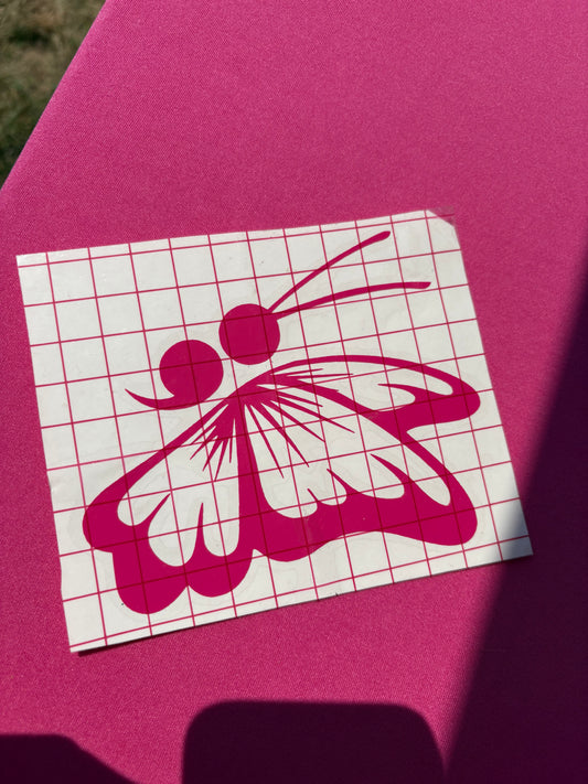 ; butterfly Vinyl Decal