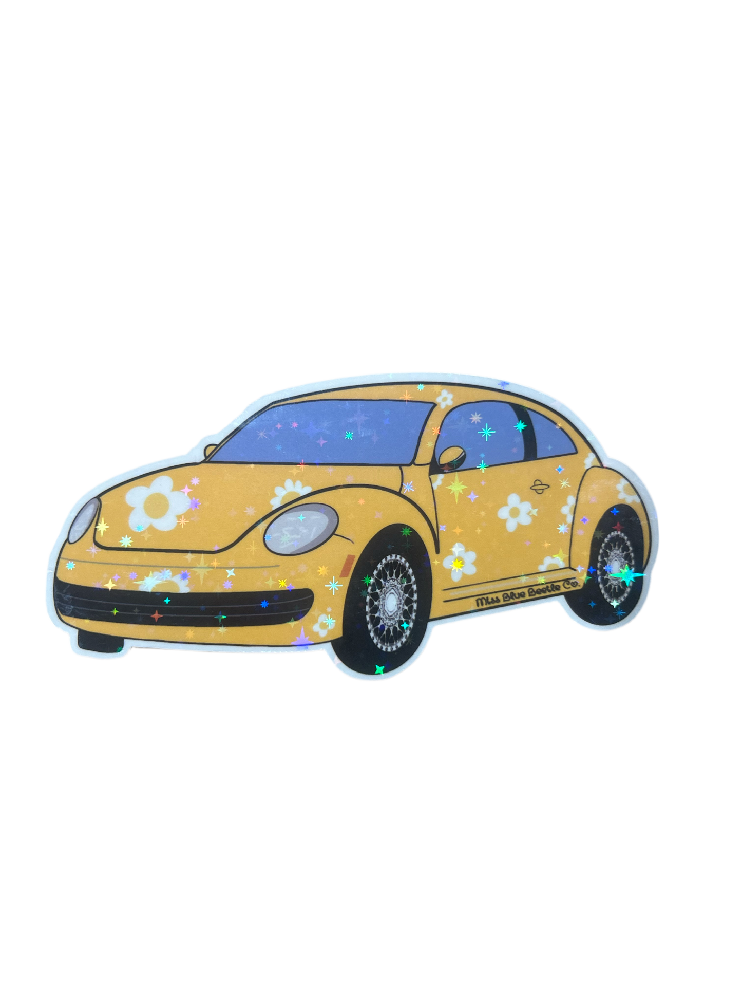 Yellow Daisy Bug sticker