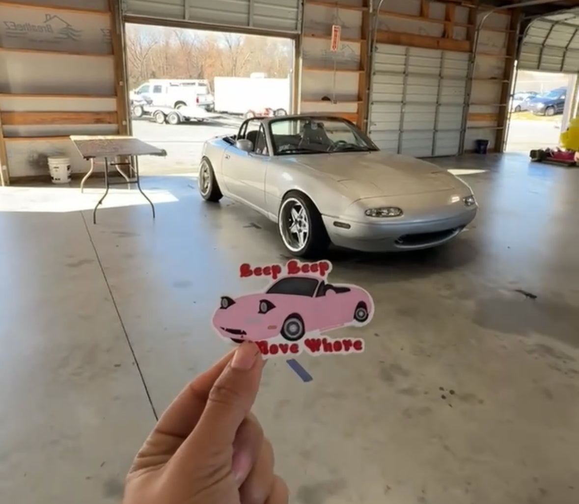 Miata Weatherproof Decal