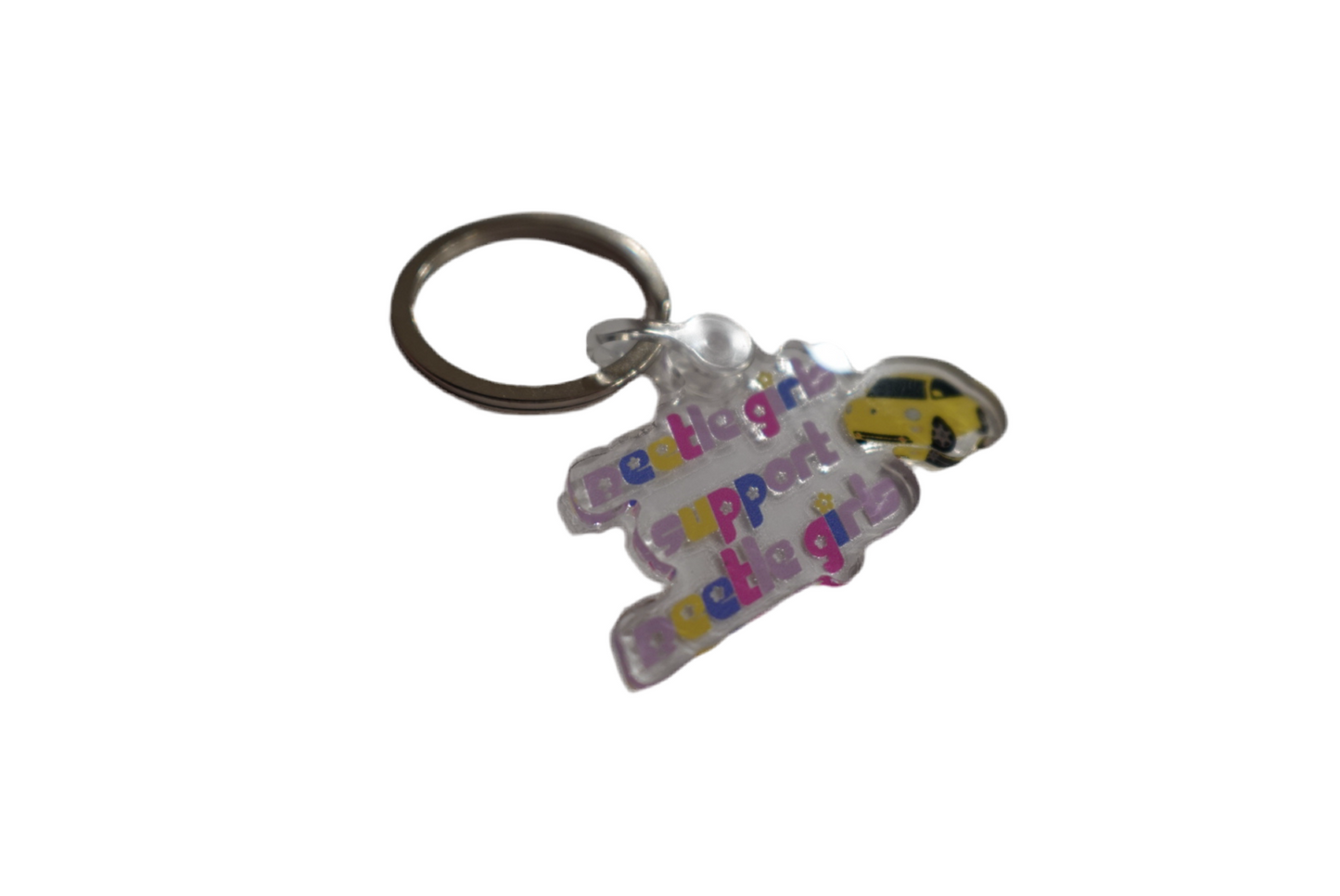 Beetle girls support beetle girls keychain