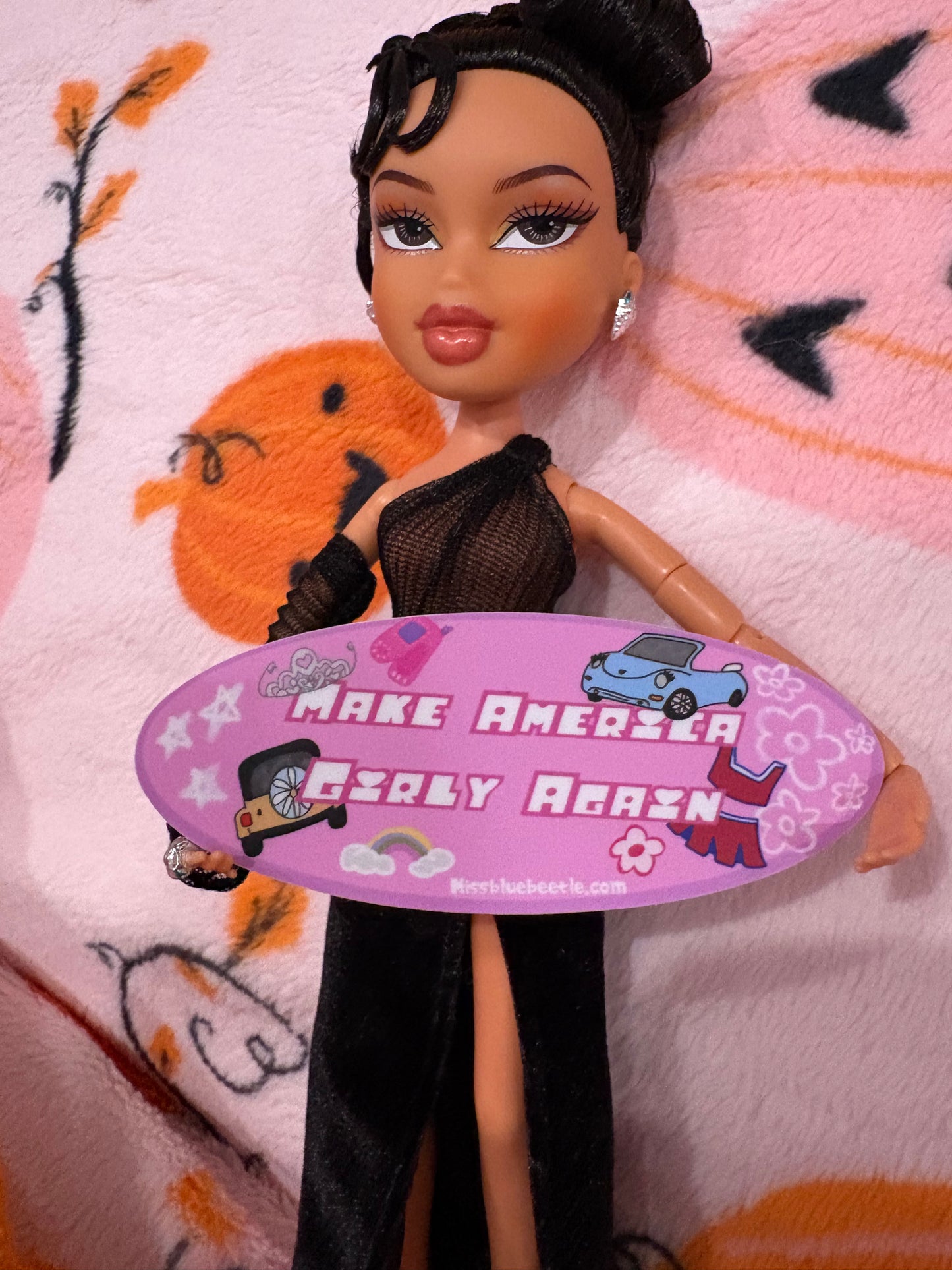 Girly America decal