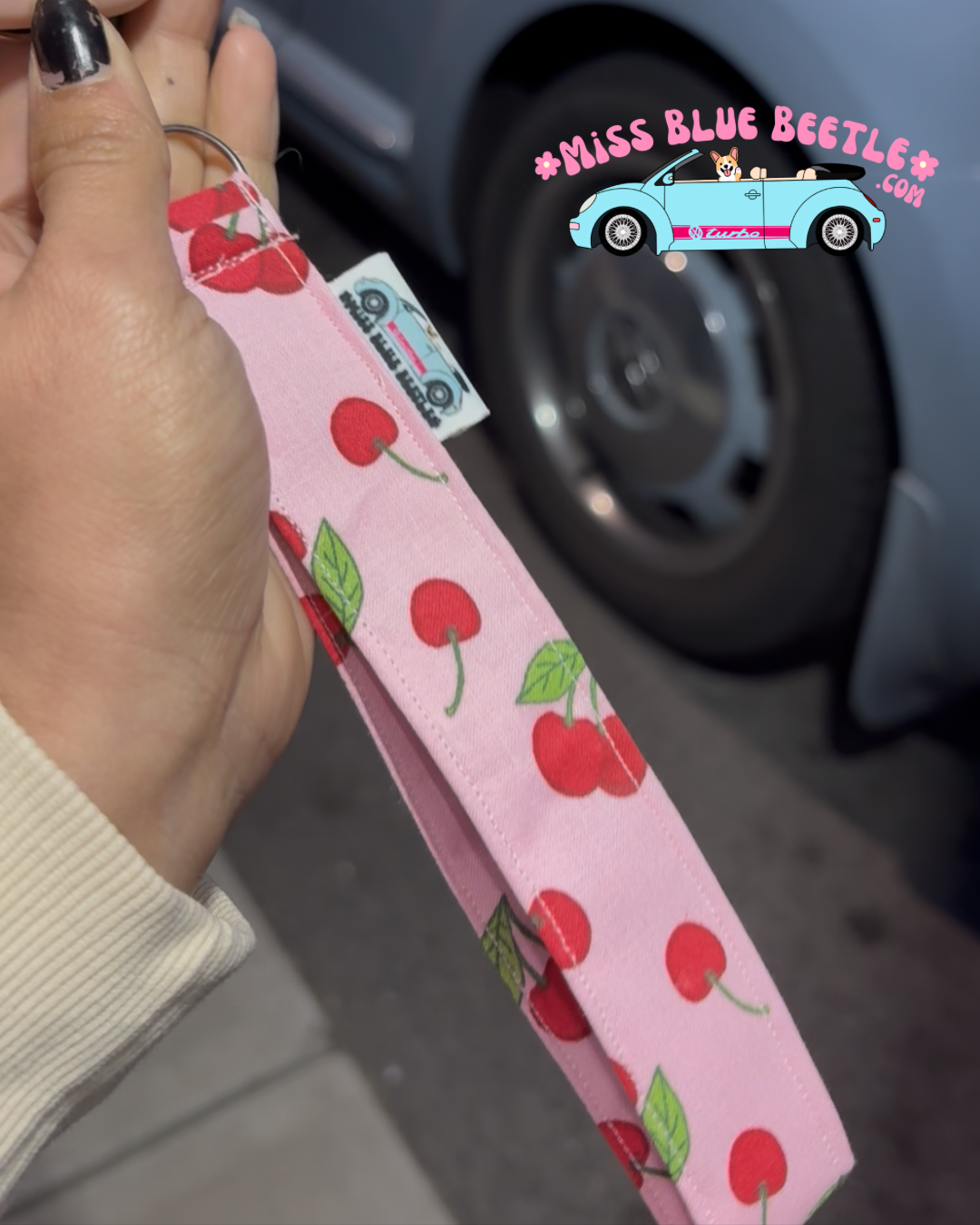 Cherry Wrislets Keychain