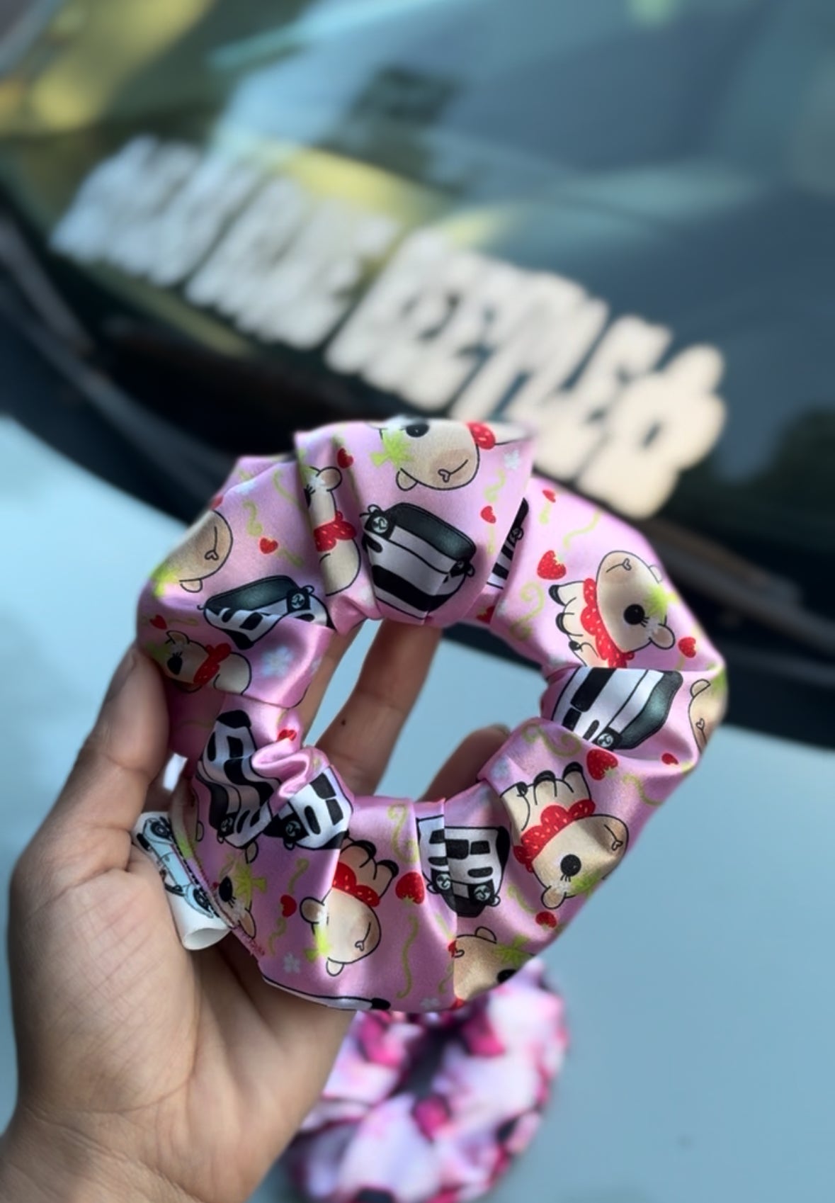 Capybara Miata Scrunchie