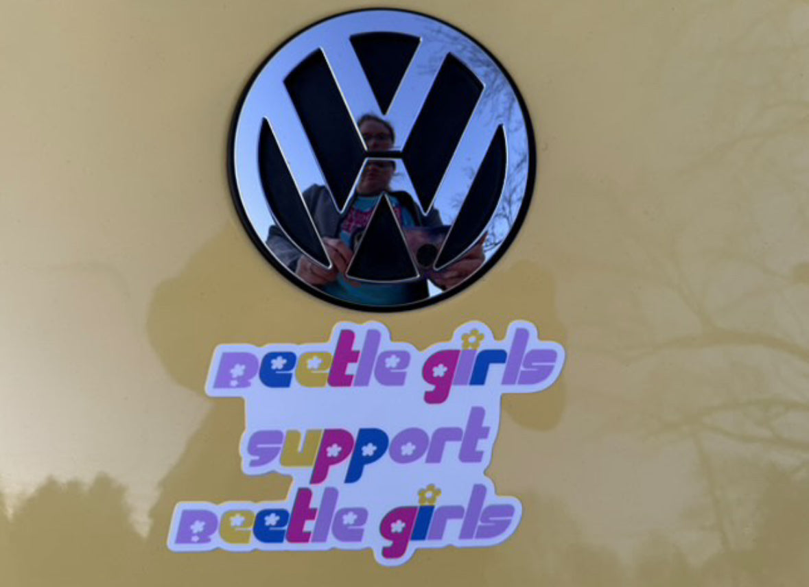 Beetle girls Bumper Sticker